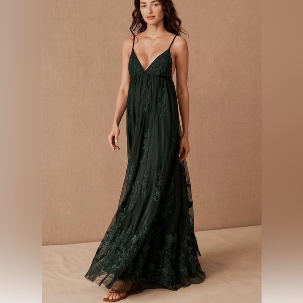 BHLDN Jules Beaded Maxi Dress